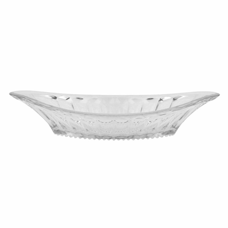 غت يحصل. ICM-27-CL-EC طبق آيس كريم مقسم مضاد للكسر، بلاستيك، 9.5 بوصة / 8 أونصة، خالي من مادة BPA (مجموعة من 4)، شفاف - Image 1